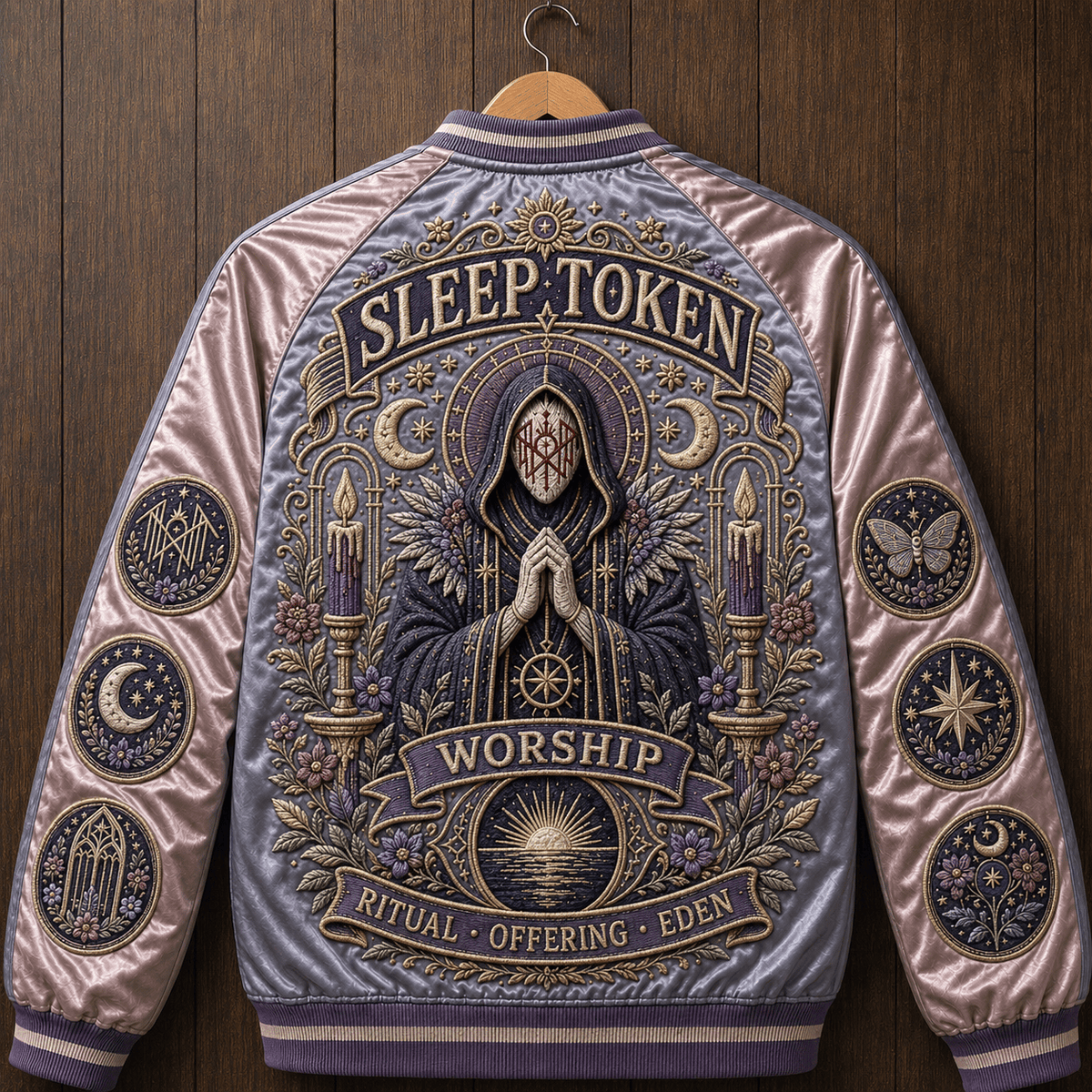 PREMIUM SLT SATIN BASEBALL JACKET NTNA