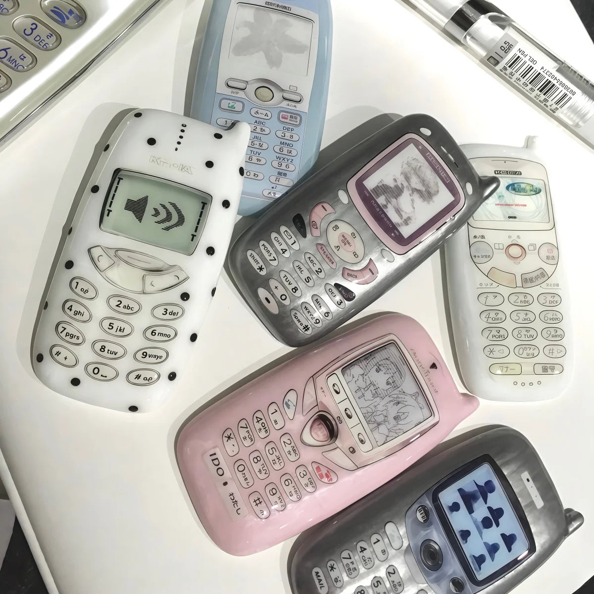 Subculture Punk original mobile phone styling hair clip Japanese ins girl couple Gifts New Headwear Decorative accessories